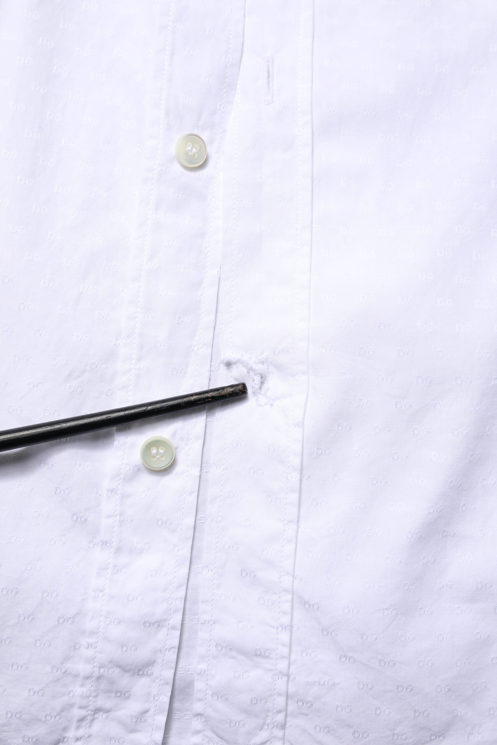 White GOLD Long Sleeve Dress Men Formal Shirt