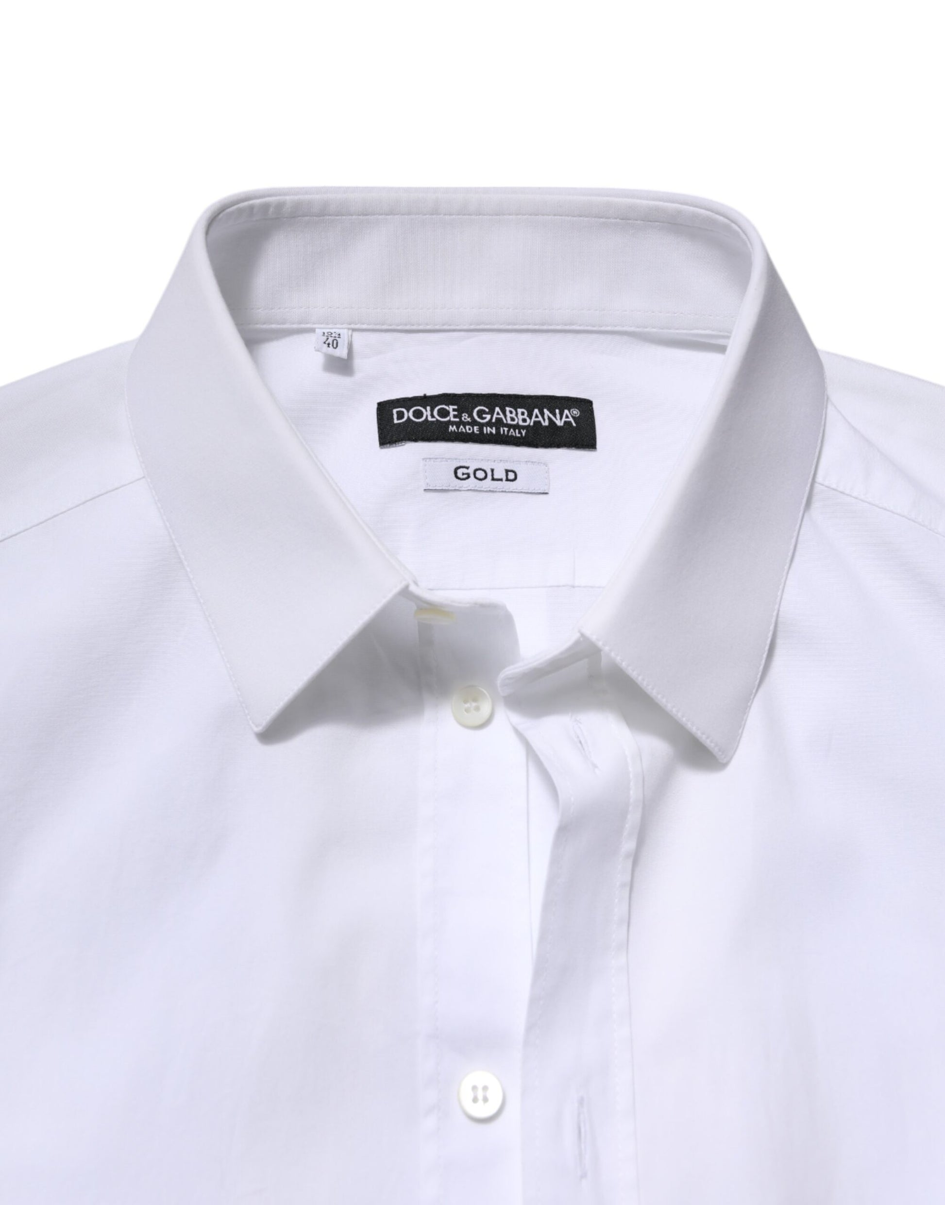 White GOLD Long Sleeve Dress Formal Shirt