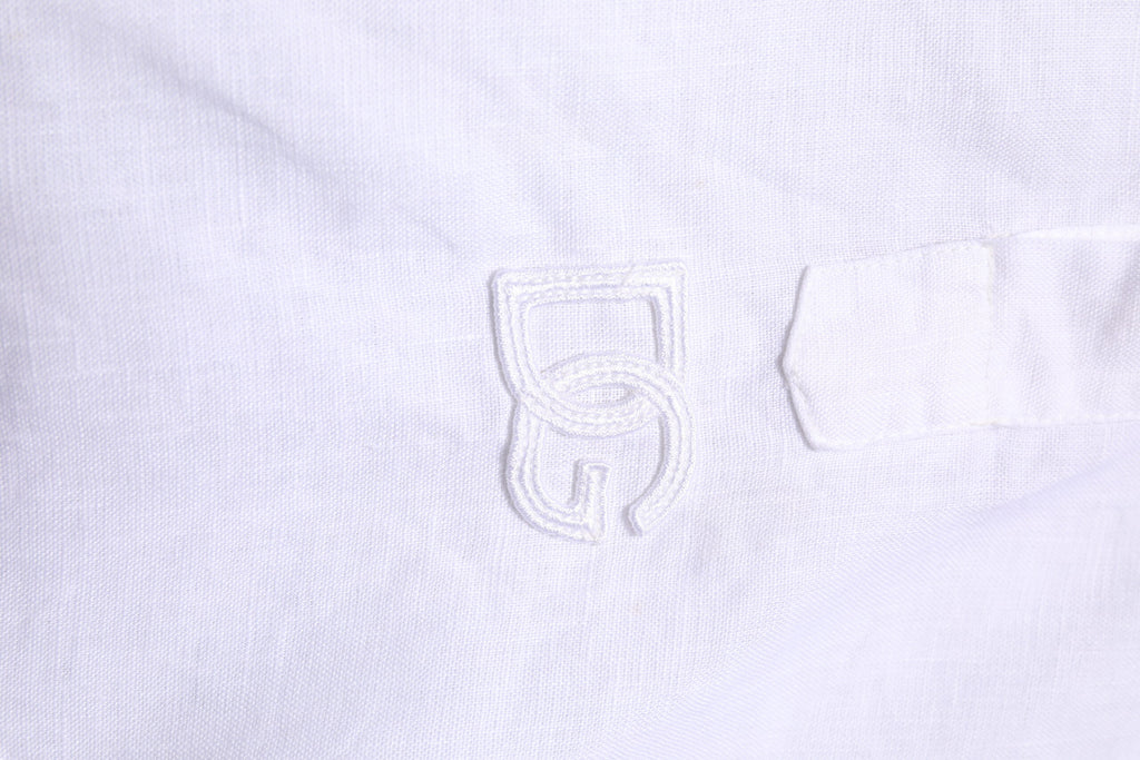 White Linen Long Sleeves Casual Men Shirt