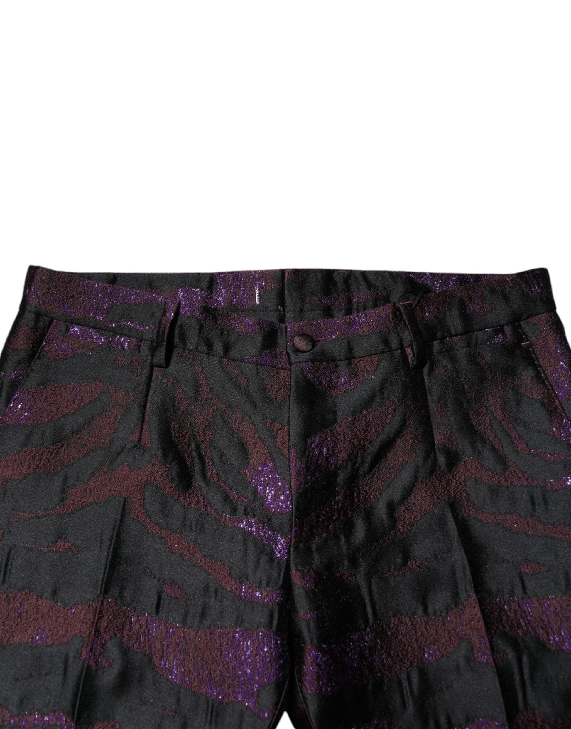 Multicolor Polyester Patterned Pants