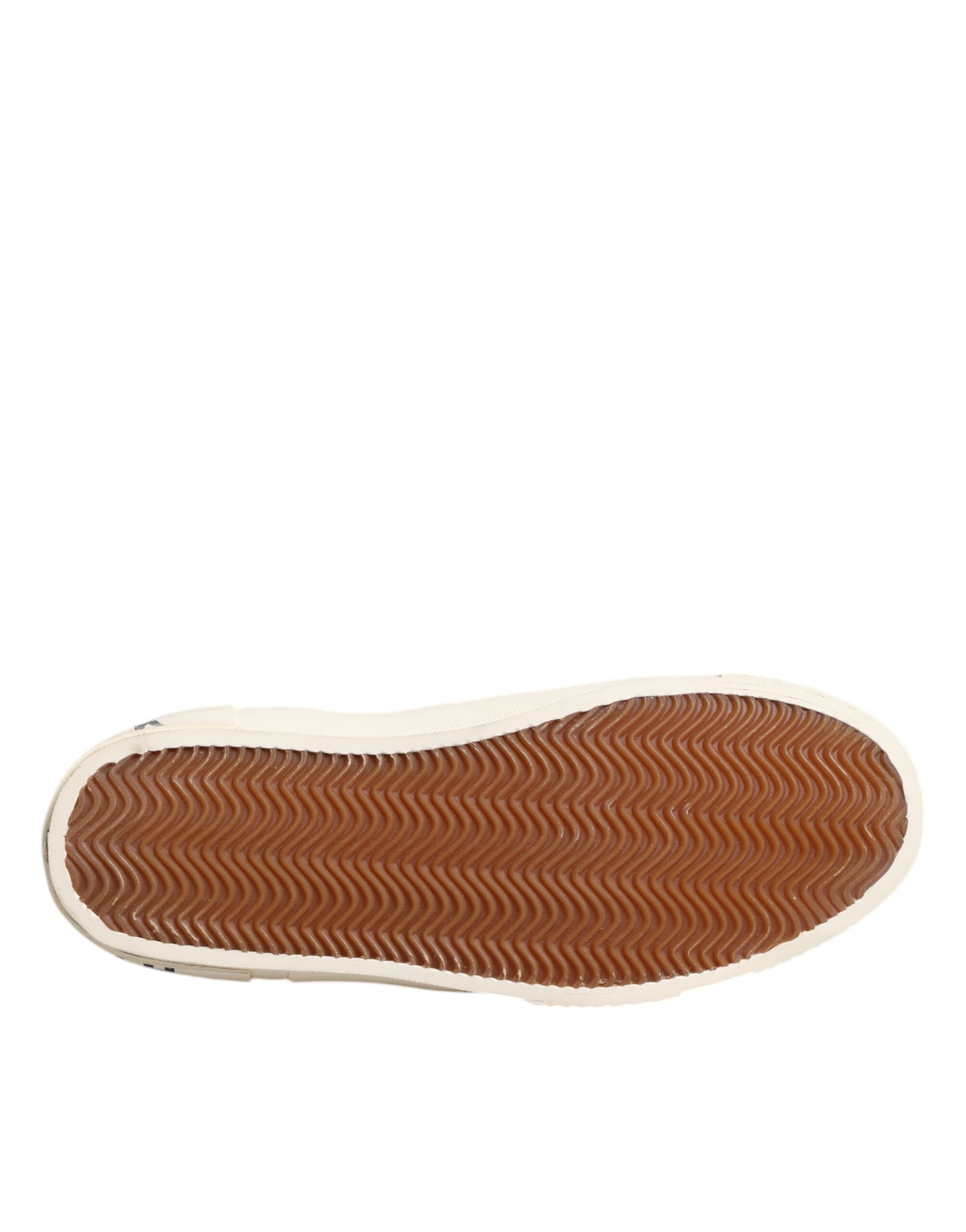 White Beige Lace Up Mid Top Casual Sneakers Shoes