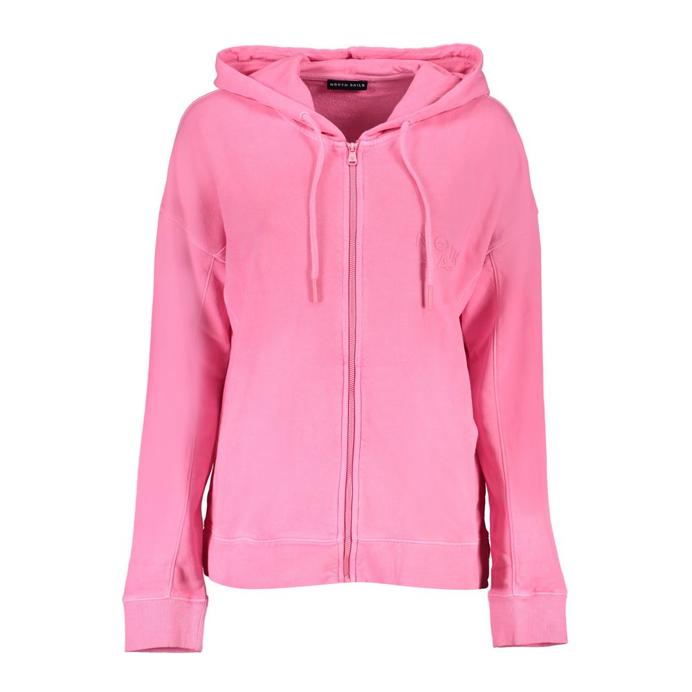 Pink Cotton Women Sweater