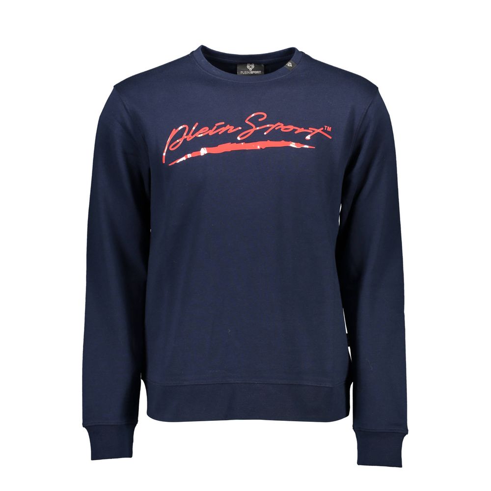 Blue Cotton Men's Sweatshirt