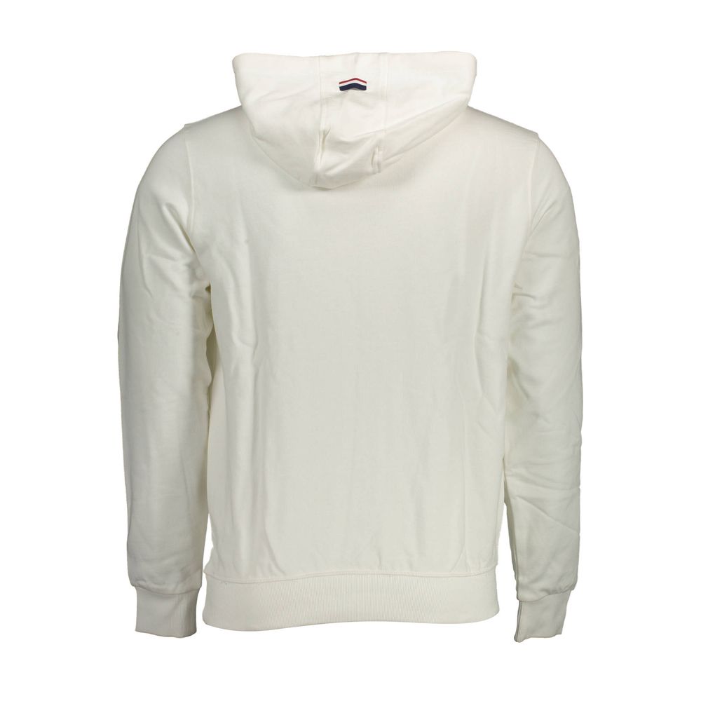 White Cotton Men's Hoodie