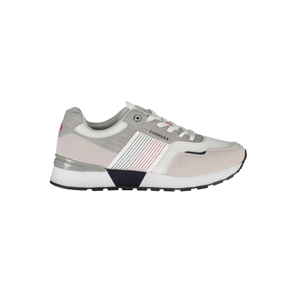Bianco Polyurethane Men Sneaker