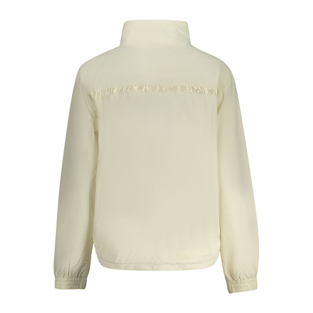 White Nylon Women's Jacket
