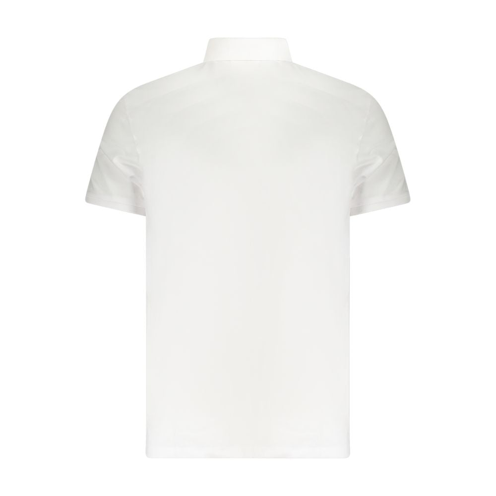 White Cotton Men Polo