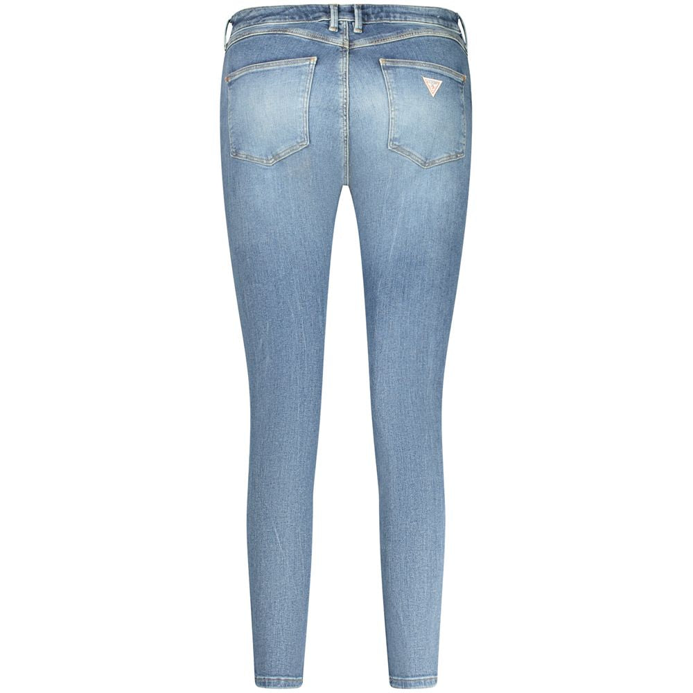 Blue Recycled Cotton Women Jeans
