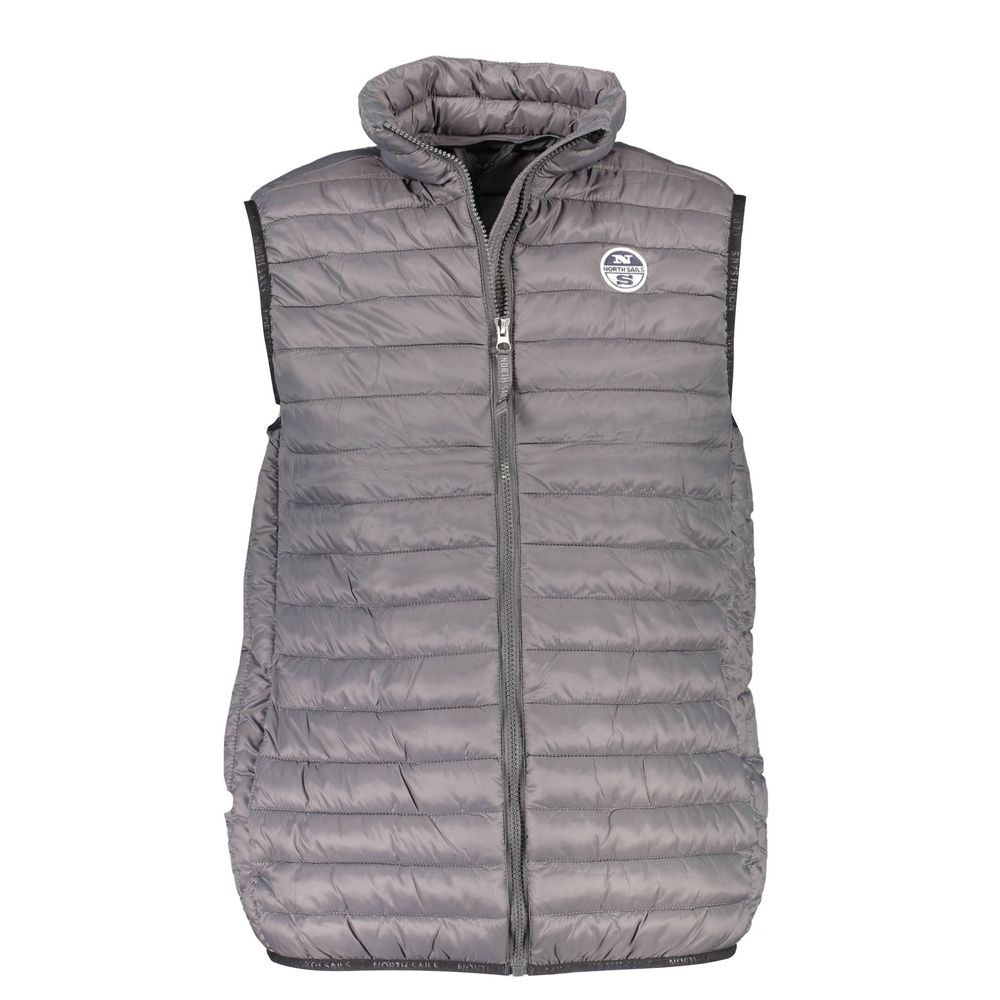 Grigio Poliammide Mens Vest