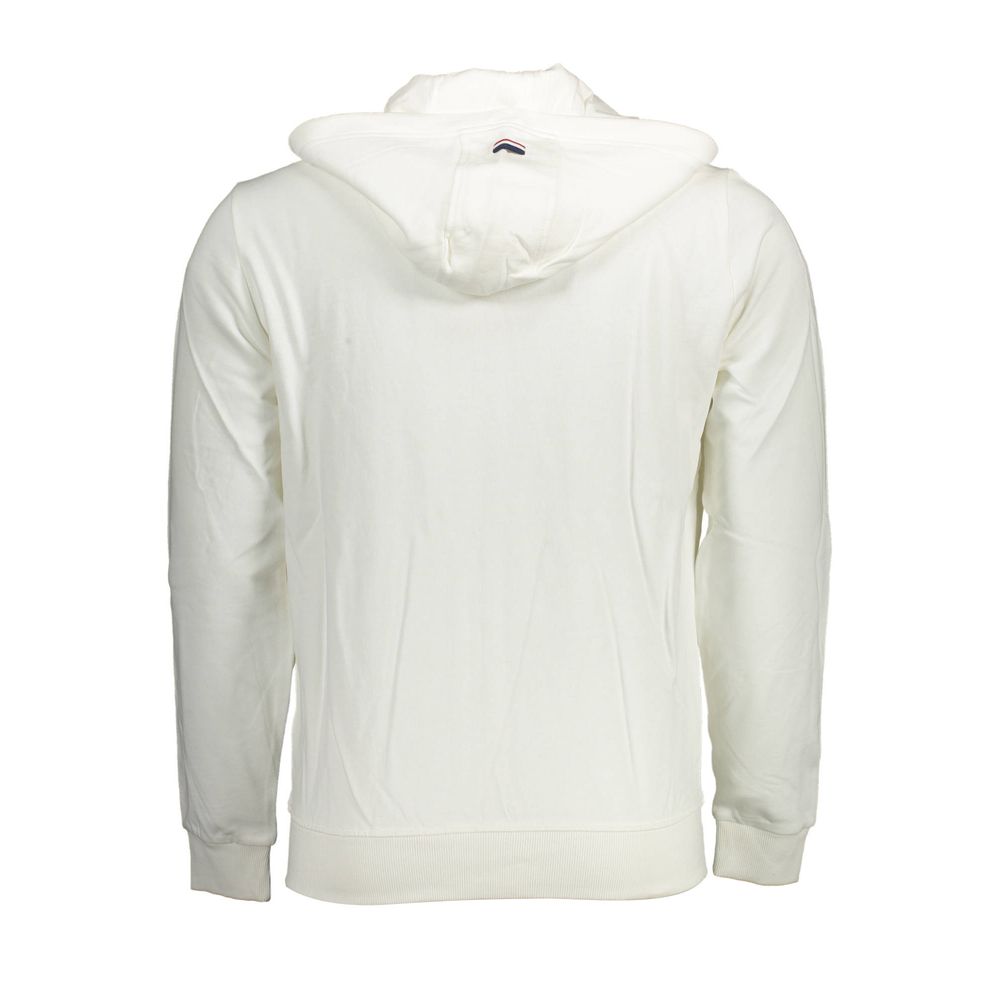 White Cotton Men's Hoodie