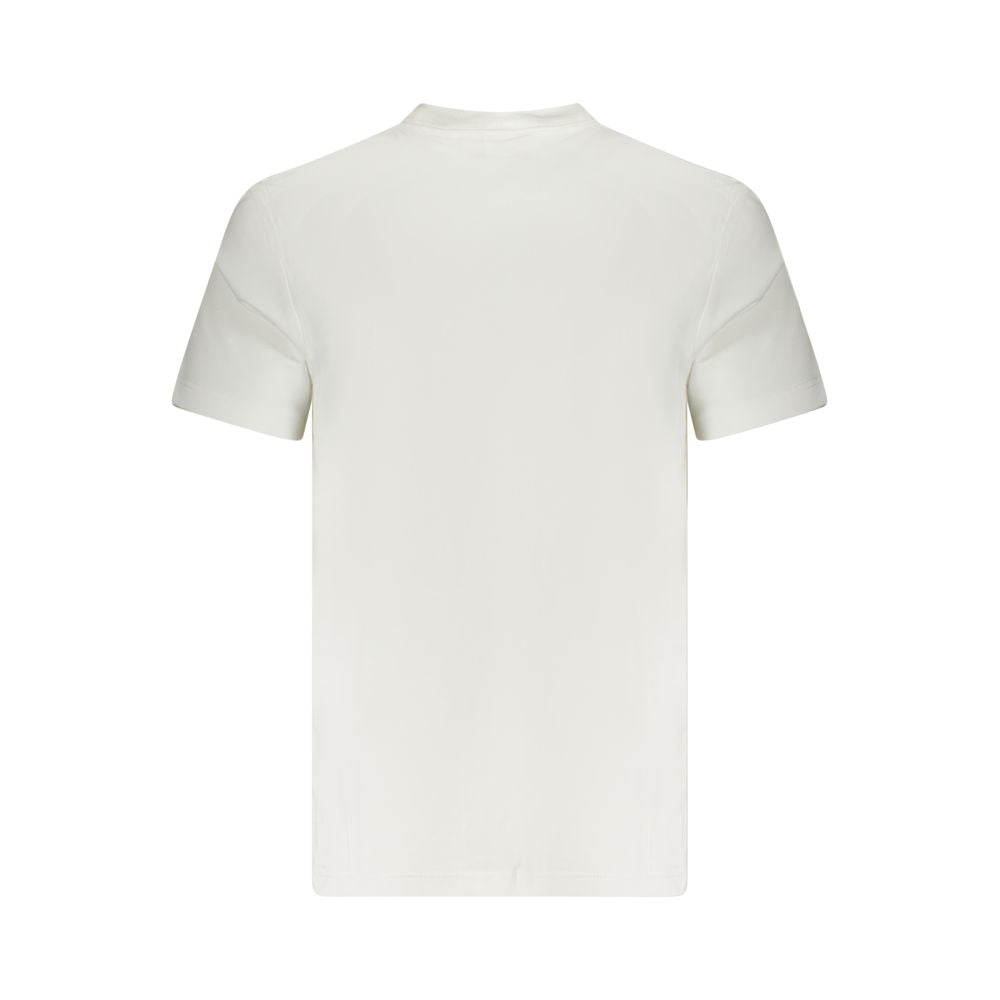 White Cotton Men T-Shirt