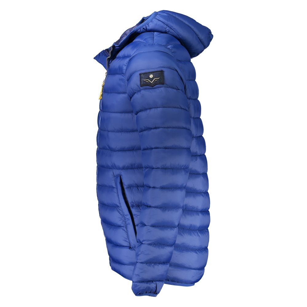 Blu Poliammide Men Jacket