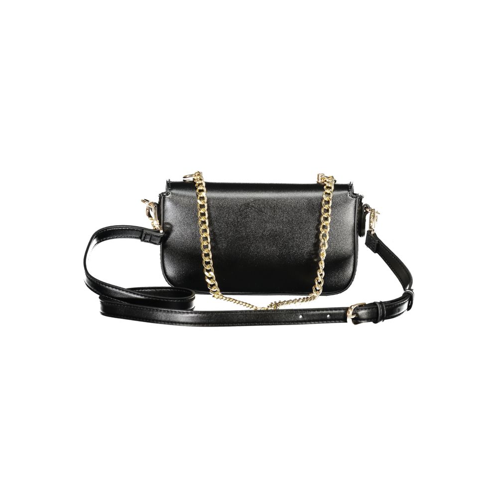 Nero Polyurethane Women Shoulder Bag