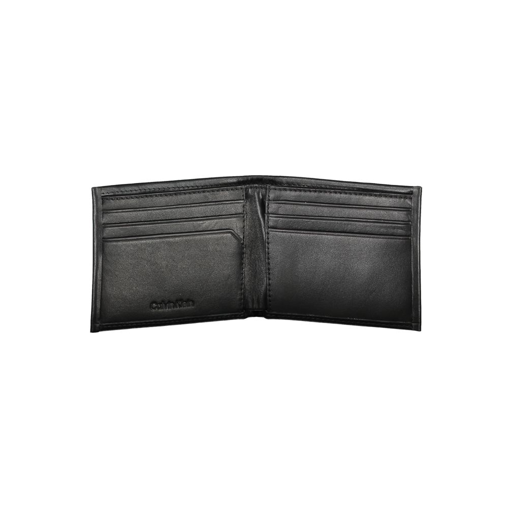 Black Polyester Men Wallet