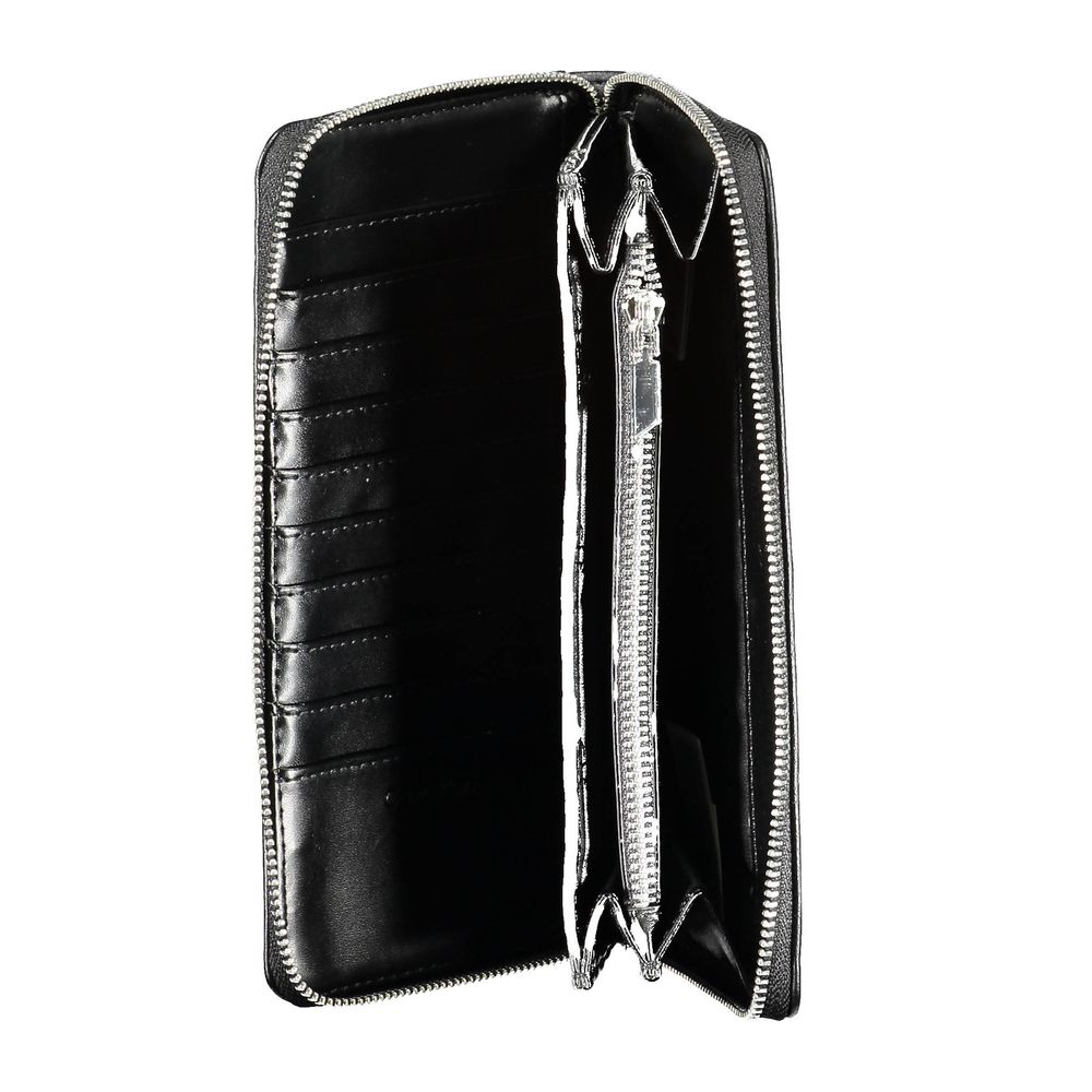 Black Polyethylene Women Wallet