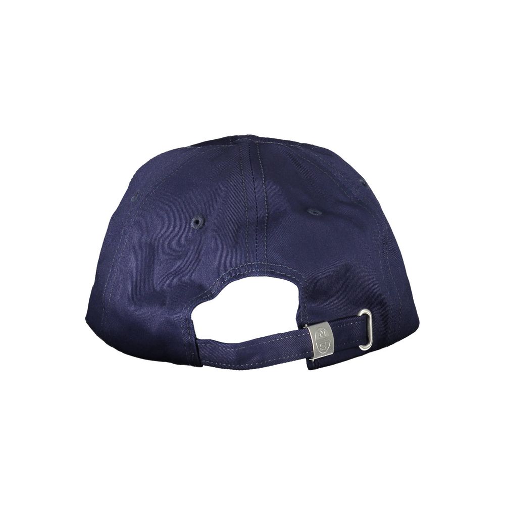 Blue Cotton Men Cap
