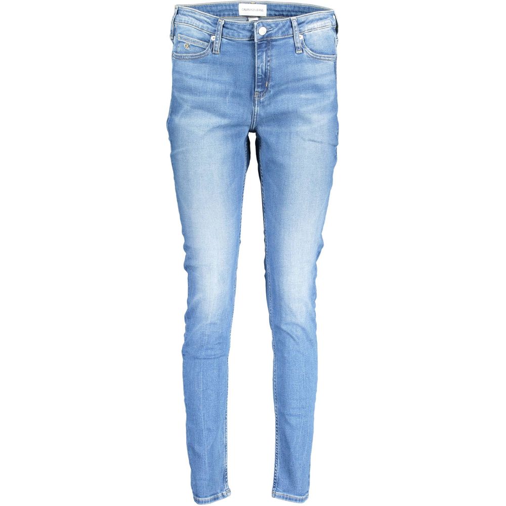 Blue Cotton Women's Jeans