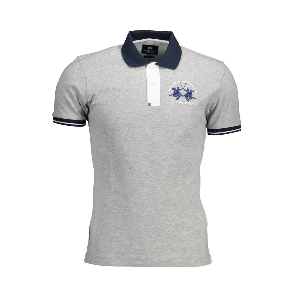 Grigio Cotton Men Polo