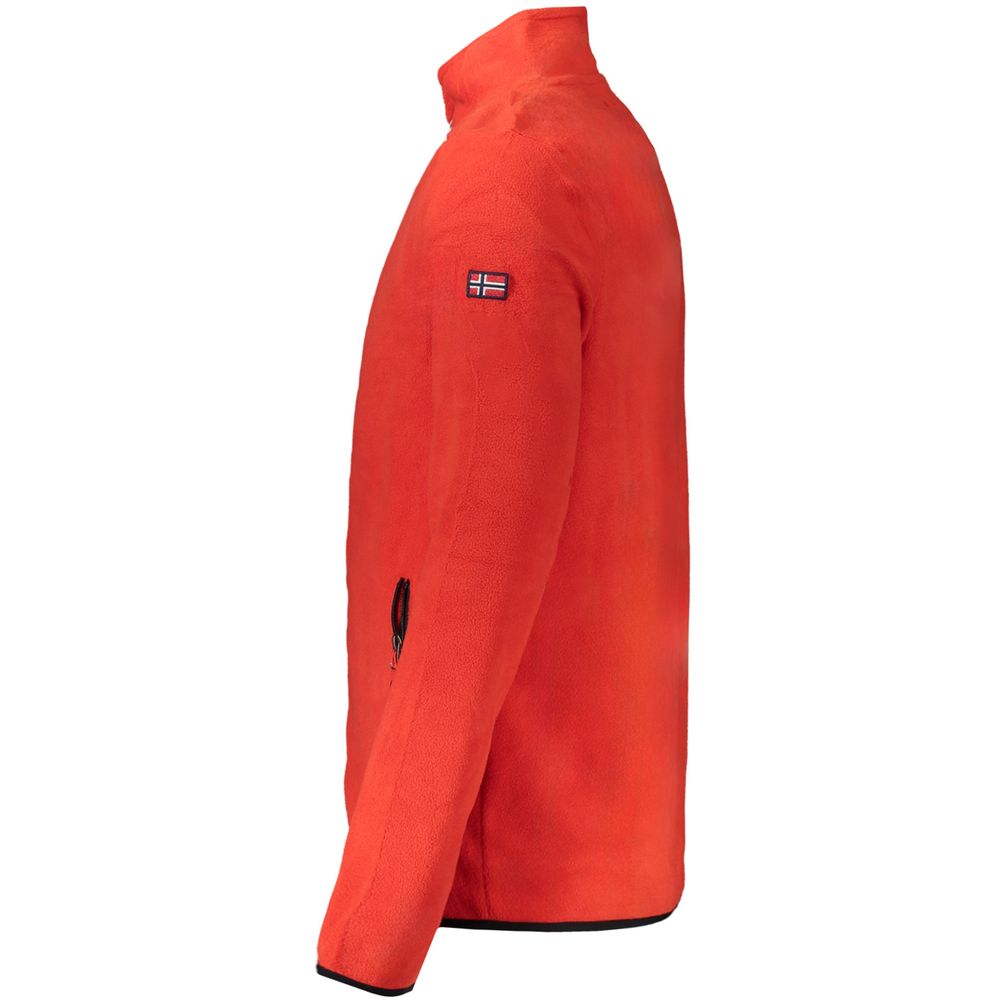 Rosso Polyester Men Sweatshirt