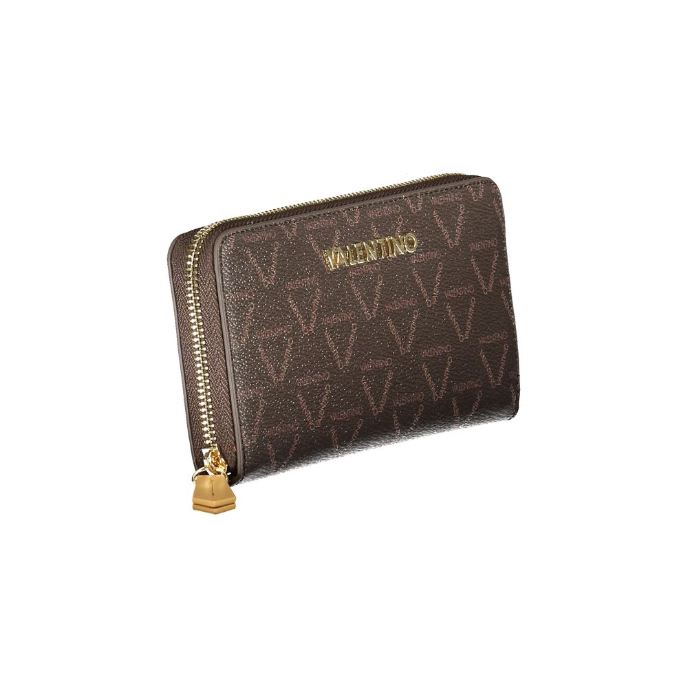 Brown Polyethylene Women Wallet