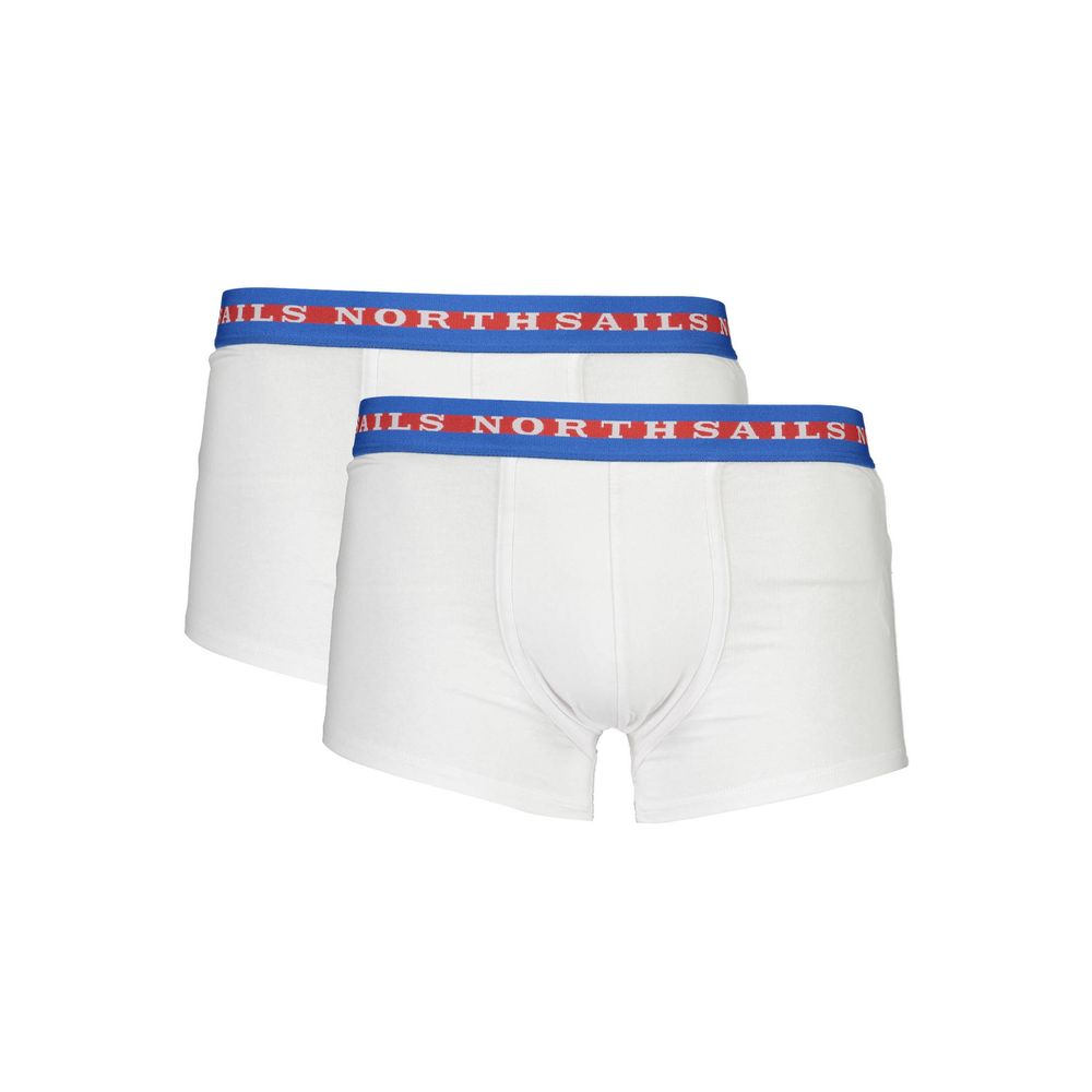 White Cotton Men's Boxer