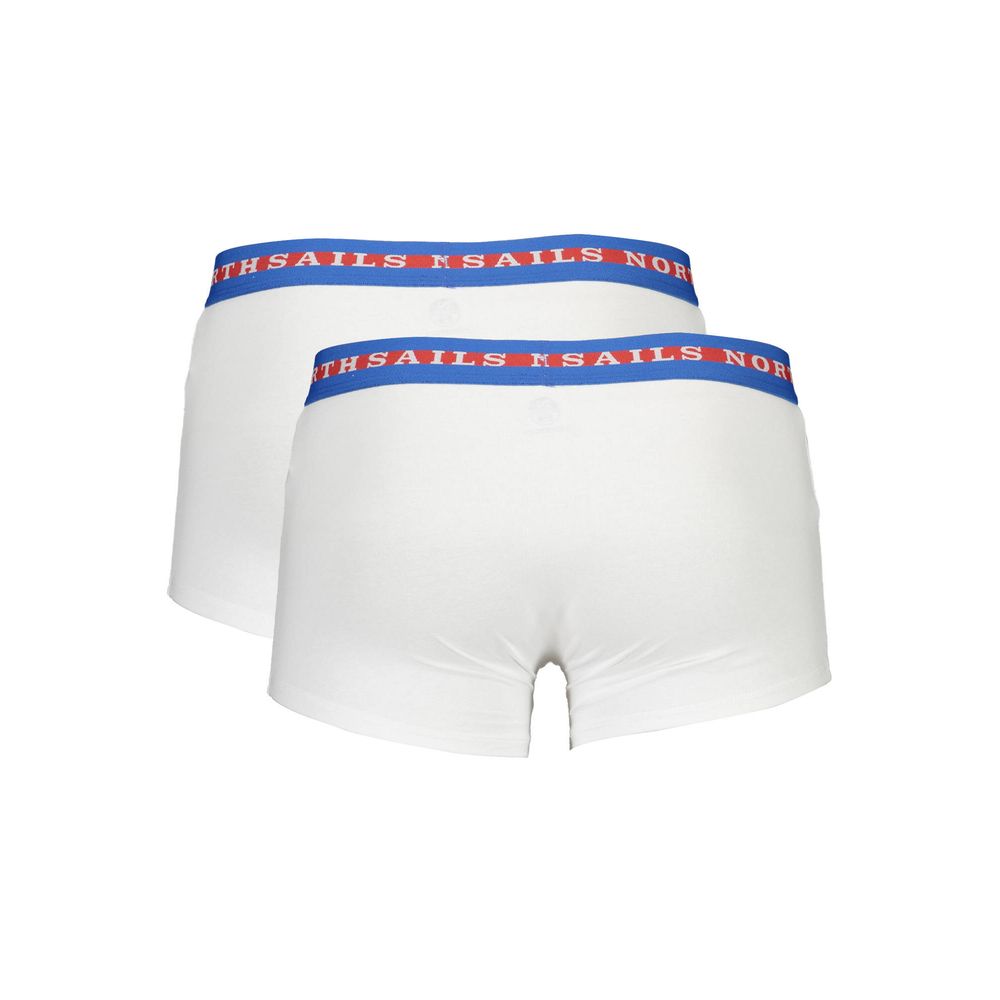 White Cotton Men's Boxer