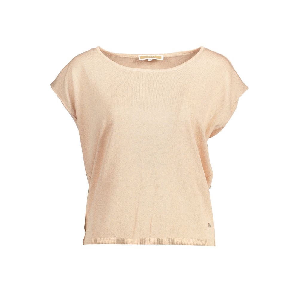 Pink Polyester Women Top