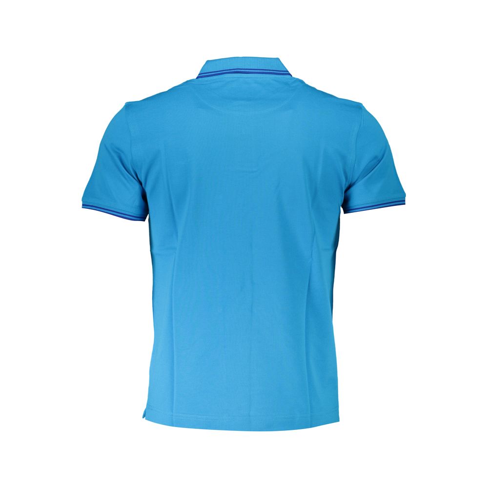Azzurro Cotton Men Polo Shirt