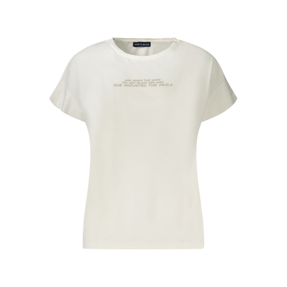 Bianco Cotton Women T-Shirt
