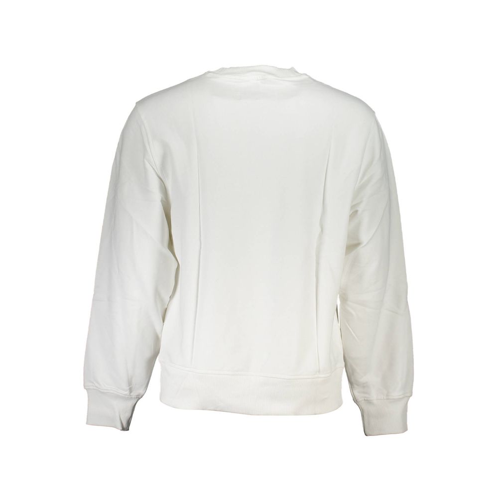 White Cotton Men's Sweatshirt