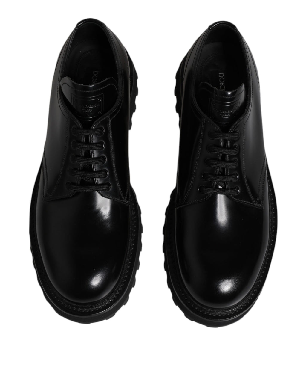 Black Leather Lace Up Derby Men Dress Shoes