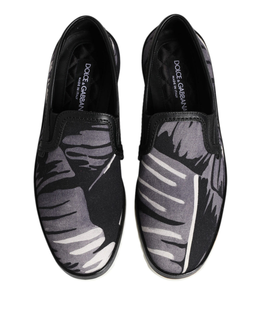Black Tropical Slip On Men Sneakers Shoes