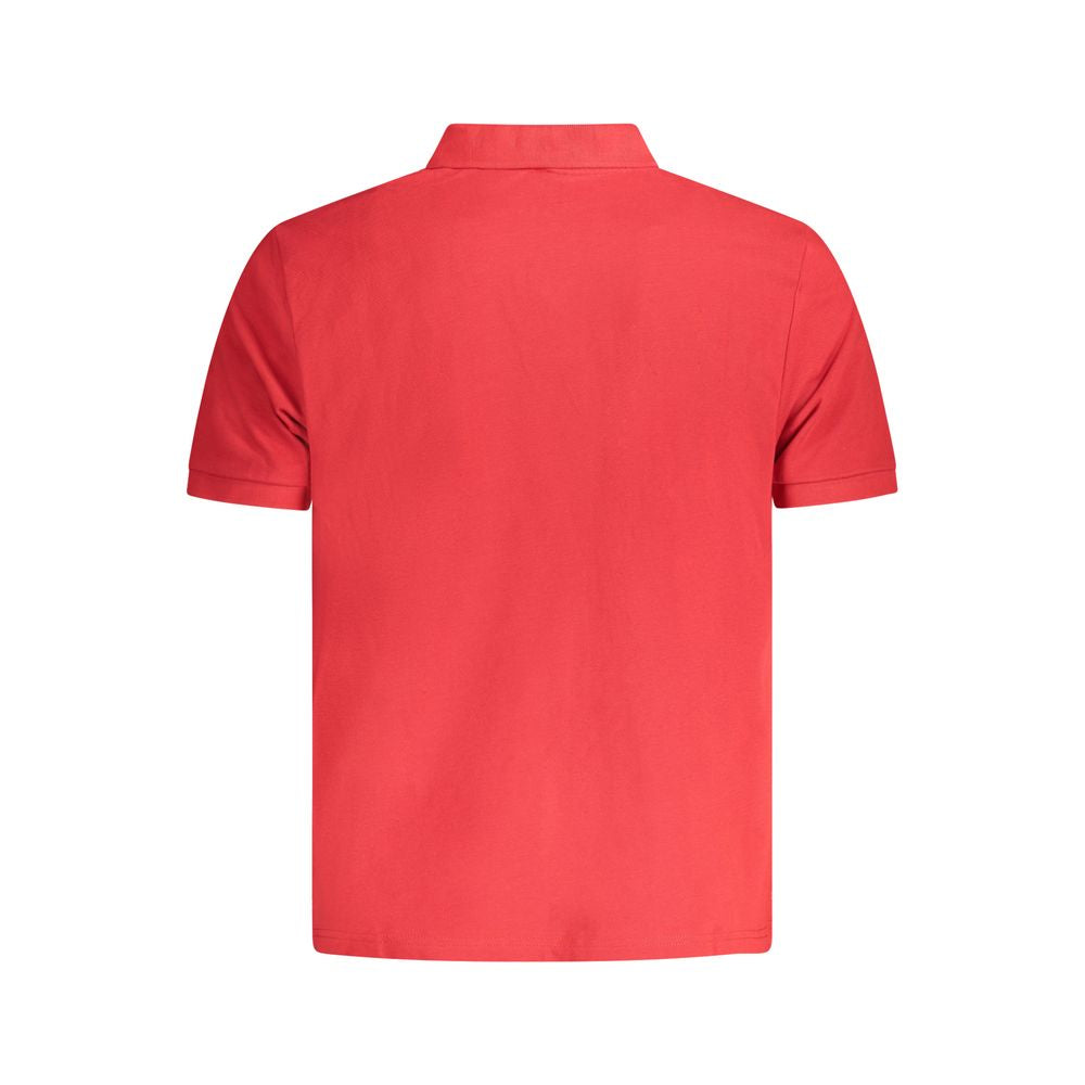 Red Cotton Men Polo