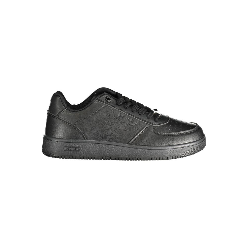Black Polyester Women Sneaker