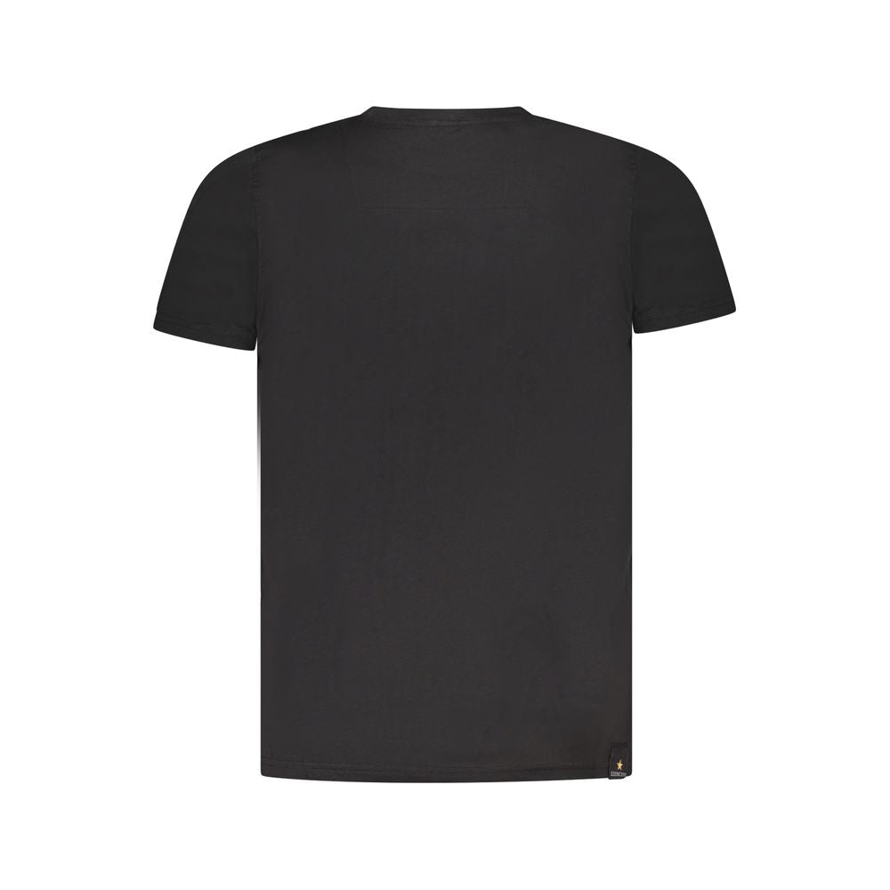 Black Cotton T-Shirt