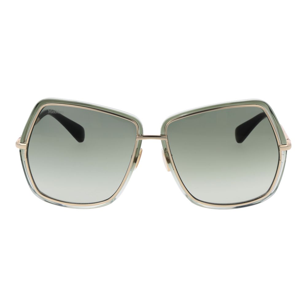 Green Metal Sunglasses