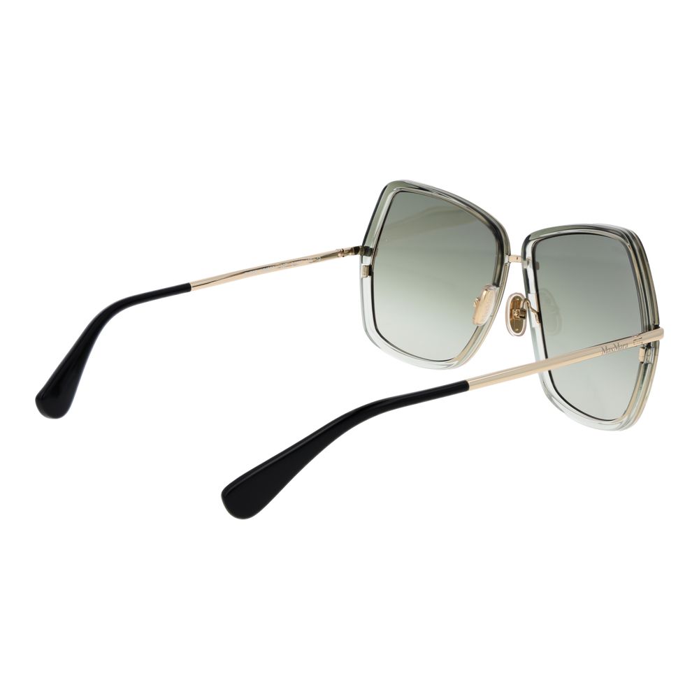 Green Metal Sunglasses