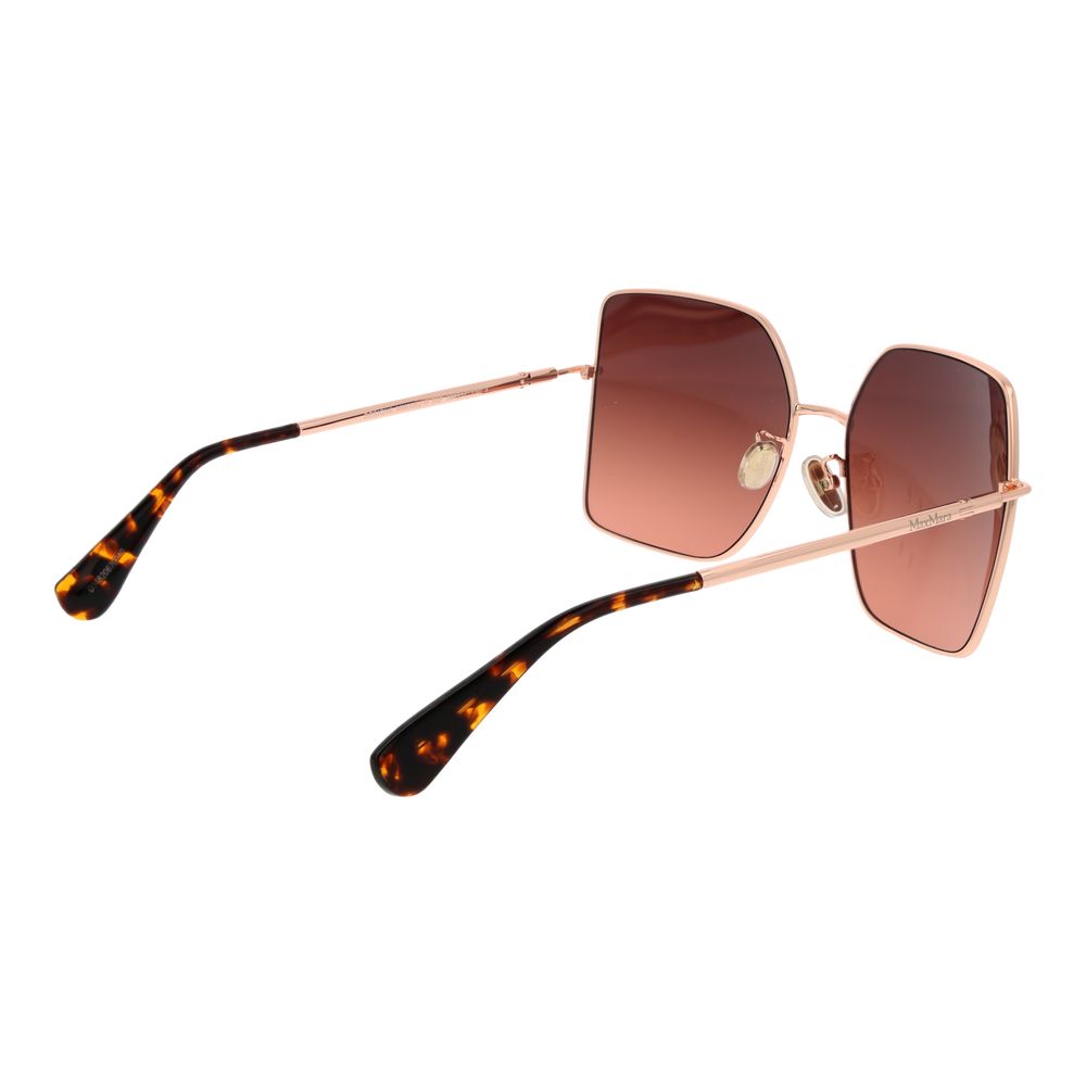 Rose Gold Metal Sunglasses
