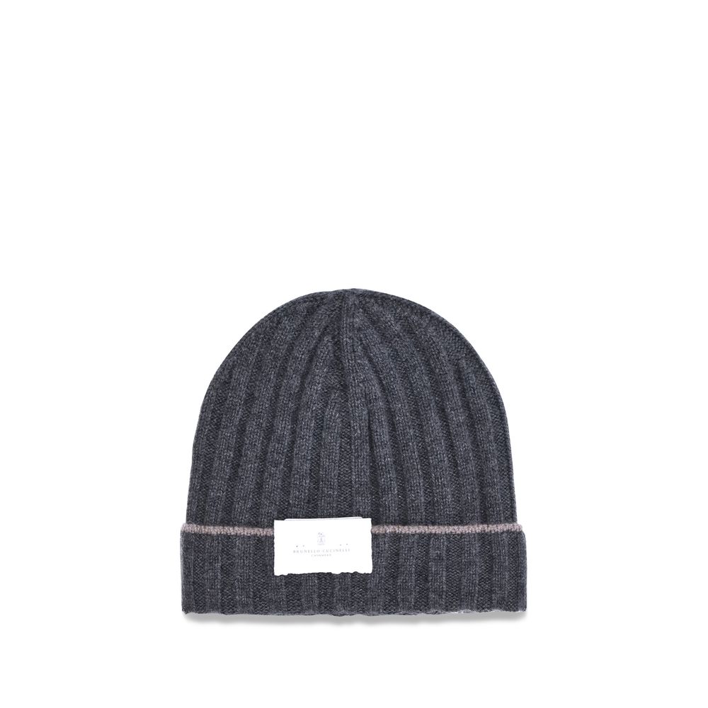 Gray Cashmere Beanie