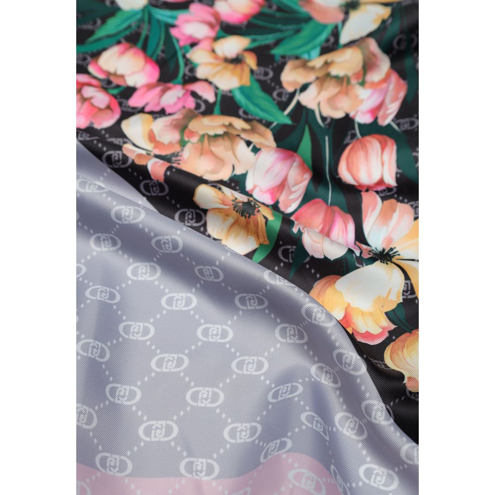 Black Polyester Scarf