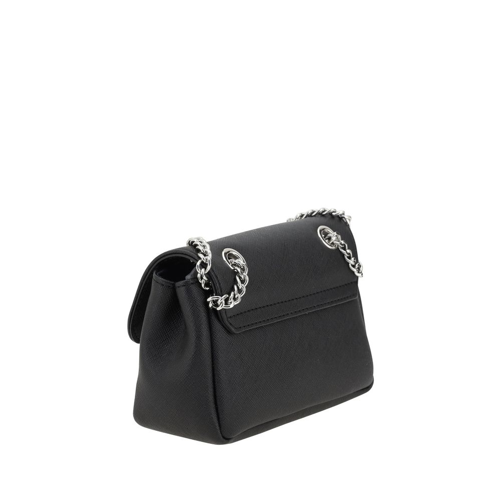 Black Polyethylene Shoulder Bag