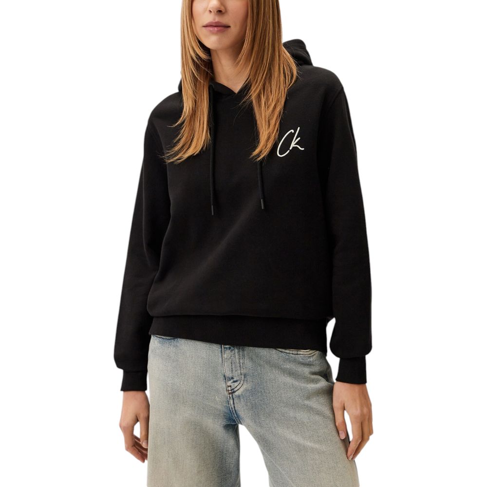 Black Recycled Cotton Sweatshirt