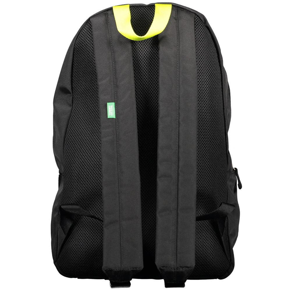 Black Polyester Backpack