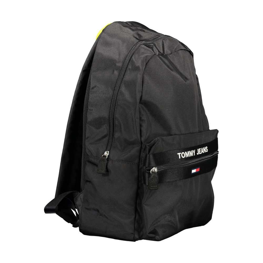 Black Polyester Backpack