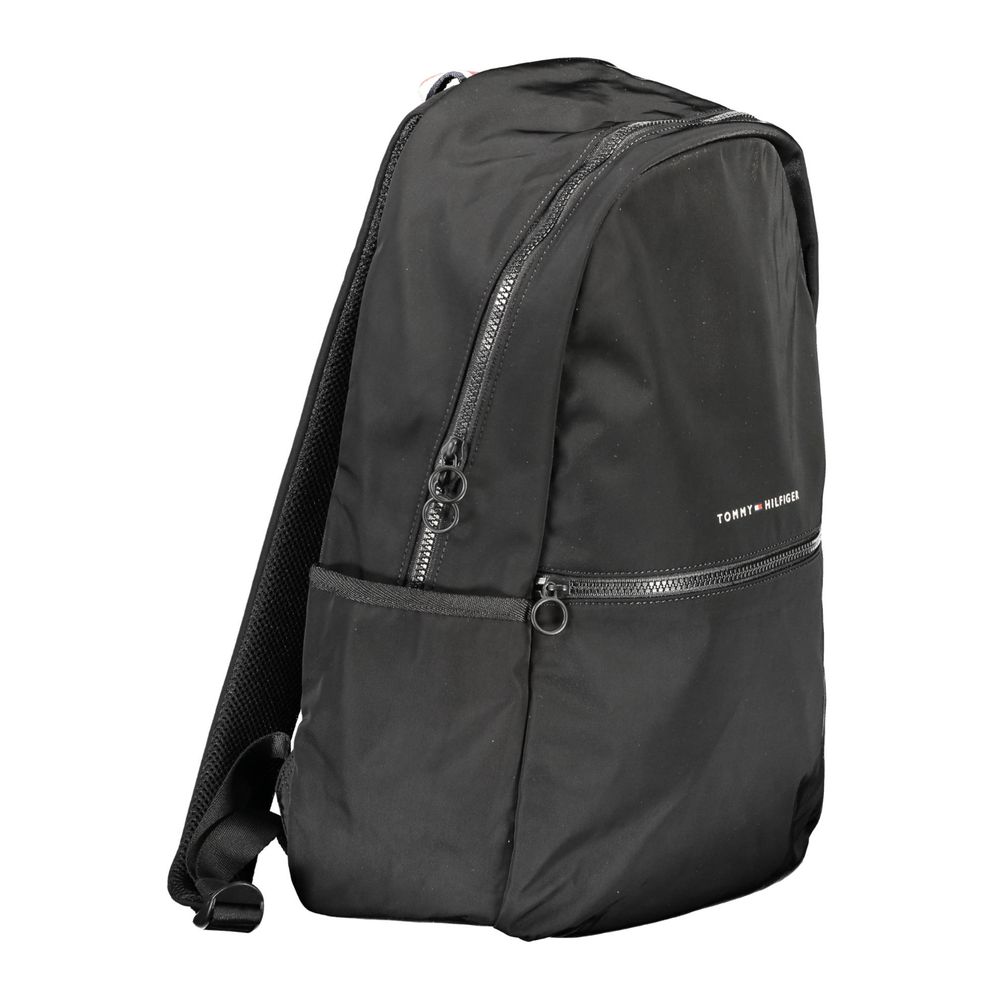 Black Polyester Backpack