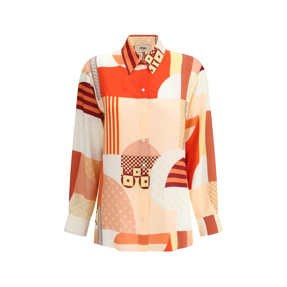 Multicolor Silk Pattern Shirt