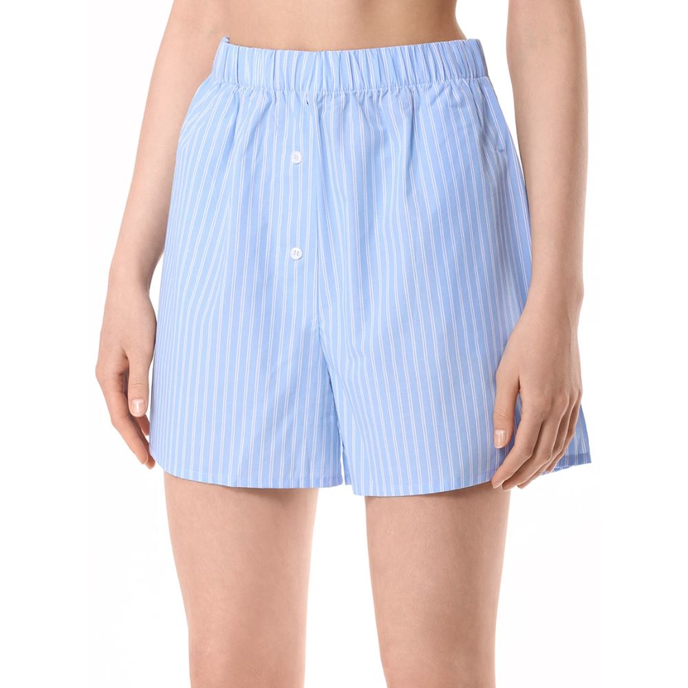 Blue Cotton Short