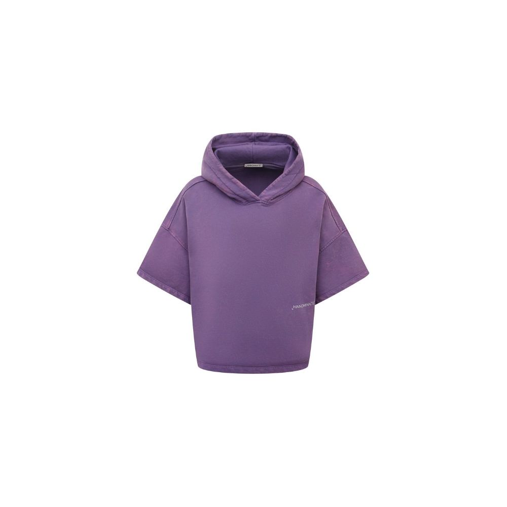 Purple Cotton Women Hoodie
