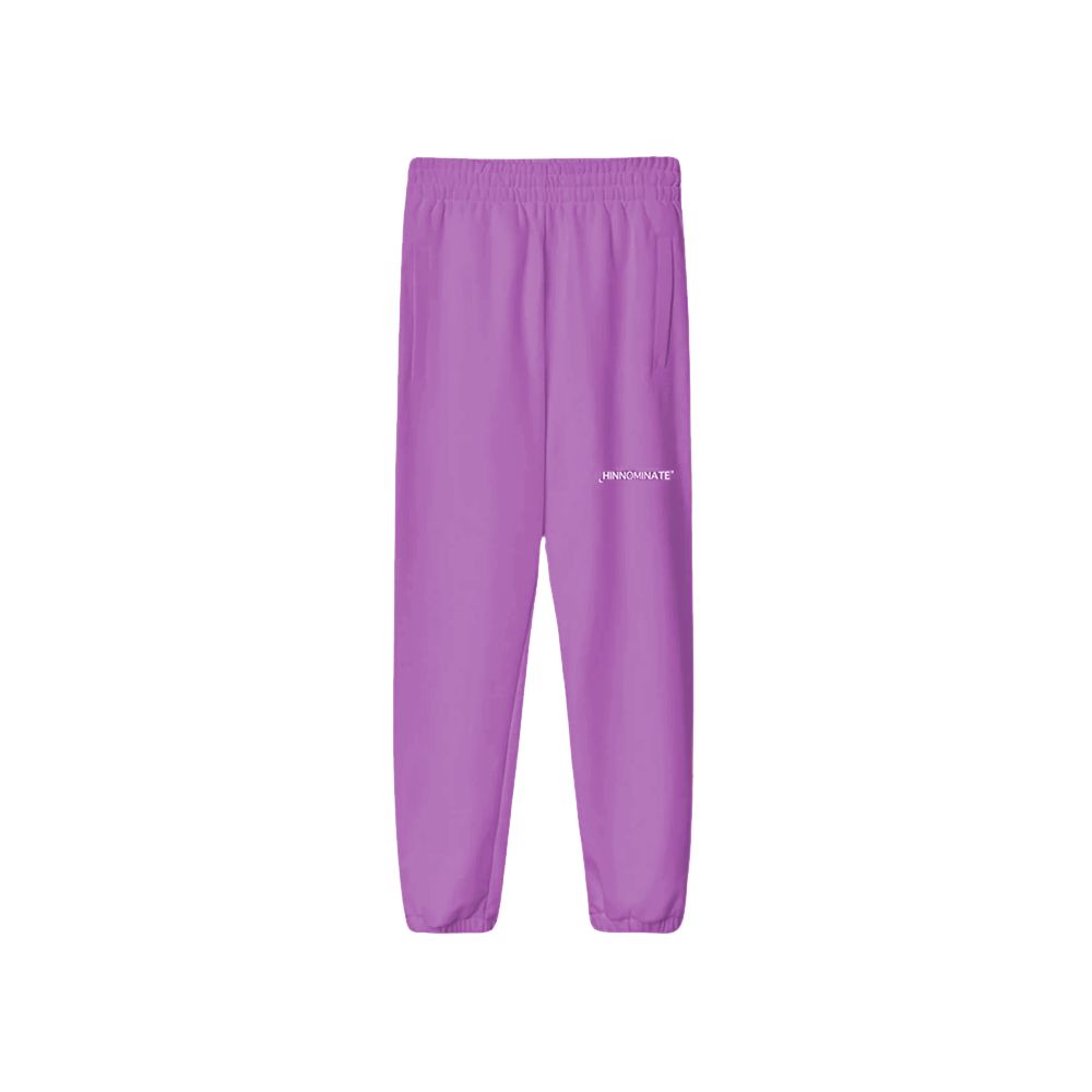Purple Cotton Women Trouser