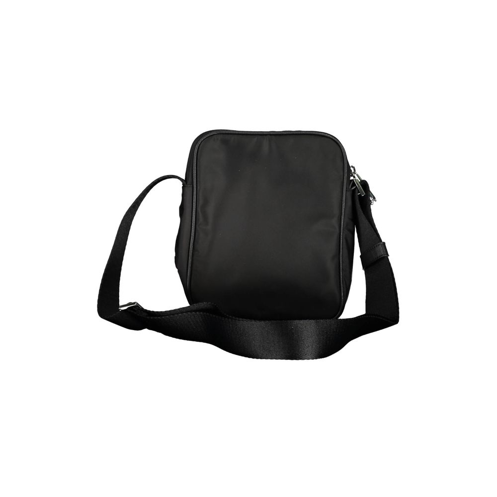 Black Polyester Shoulder Bag